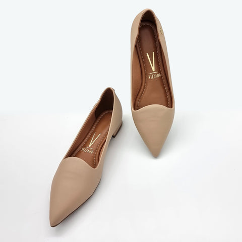 Mocassim Vizzano 1206-261 Bico Fino Bege