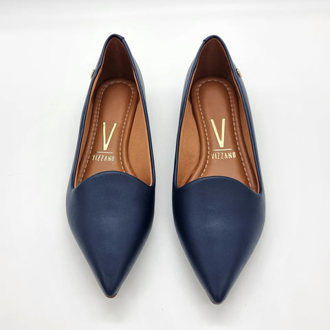Mocassim Vizzano 1206-261 Bico Fino Azul-marinho