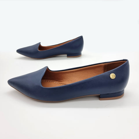 Mocassim Vizzano 1206-261 Bico Fino Azul-marinho