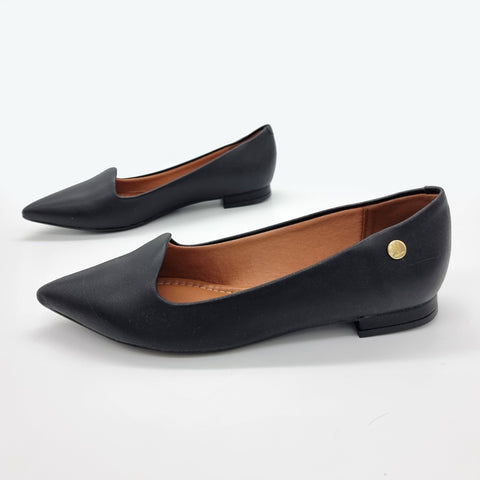 Mocassim Vizzano 1206-261 Bico Fino Preto