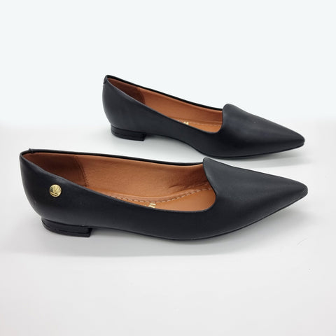 Mocassim Vizzano 1206-261 Bico Fino Preto