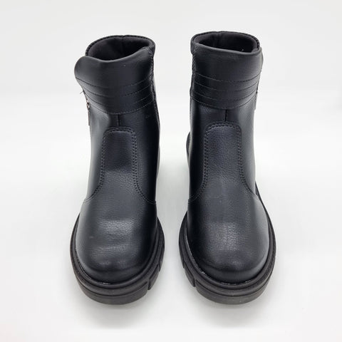 Bota Cano Curto Beira Rio 9077-211 Salto Baixo Preta