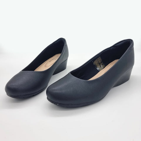 Sapatilha Modare 7014-200 Conforto Anabela Napa Preta