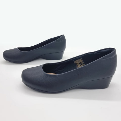 Sapatilha Modare 7014-200 Conforto Anabela Napa Preta