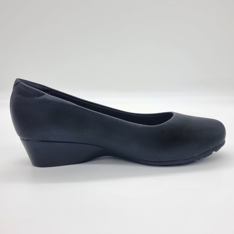Sapatilha Modare 7014-200 Conforto Anabela Napa Preta