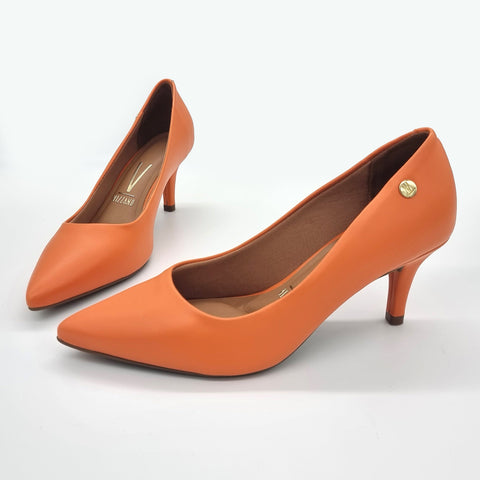 Scarpin Vizzano 1185-702 Bico Fino Laranja