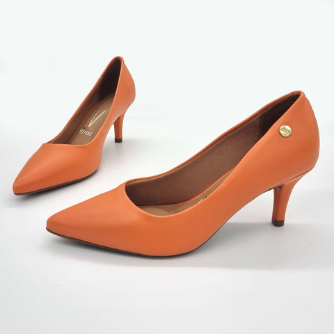 Scarpin Vizzano 1185-702 Bico Fino Laranja