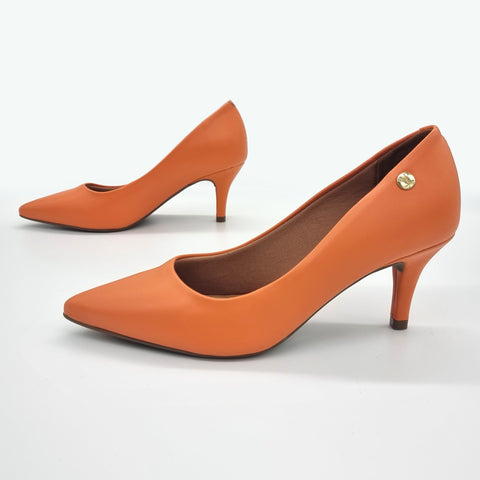 Scarpin Vizzano 1185-702 Bico Fino Laranja