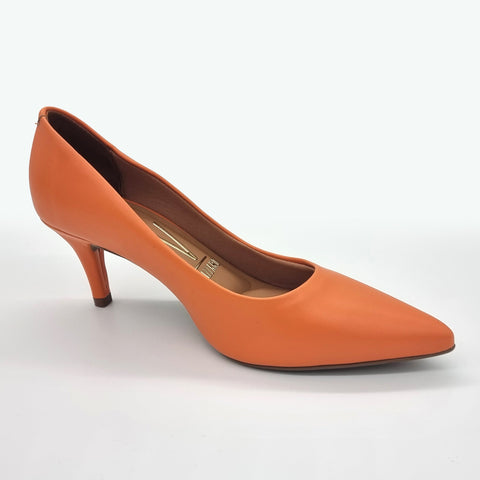 Scarpin Vizzano 1185-702 Bico Fino Laranja