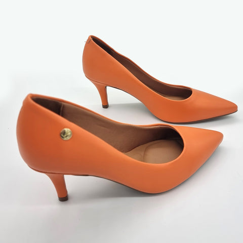 Scarpin Vizzano 1185-702 Bico Fino Laranja