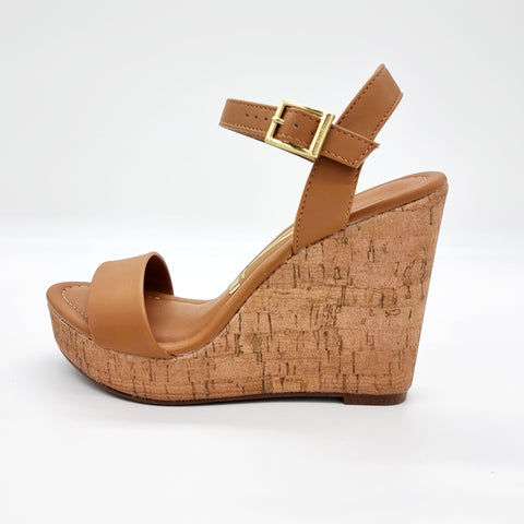 Sandália Anabela Vizzano 6283-2000 Caramelo