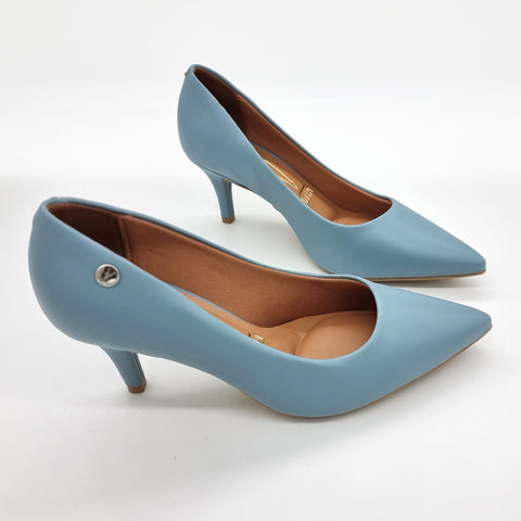 Scarpin Vizzano 1185-702 Bico Fino Turquesa