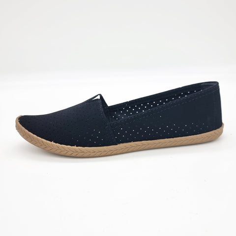 Sapatilha Moleca 5287-200 Sem Cadarço (Slip-on) Preta
