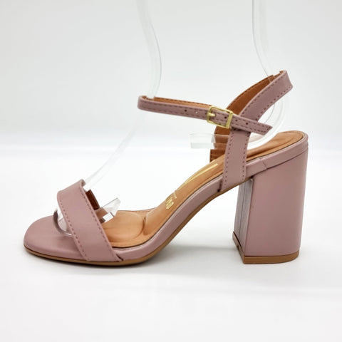 Sandália Vizzano 6409-208 Salto Bloco Taupe