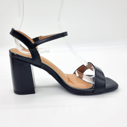 Sandália Vizzano 6409-208 Salto Bloco Preta