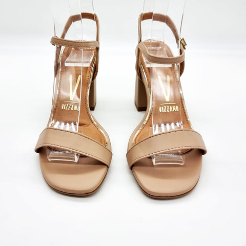 Sandália Vizzano 6409-208 Salto Bloco Bege