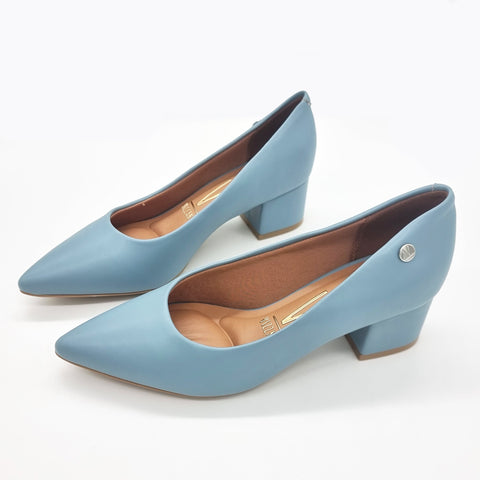 Scarpin Vizzano 1220-315 Salto Bloco Turquesa