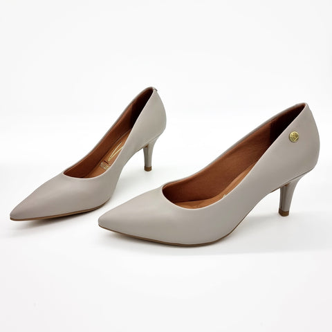 Scarpin Vizzano 1185-702 Bico Fino Cinza