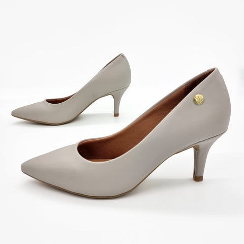 Scarpin Vizzano 1185-702 Bico Fino Cinza