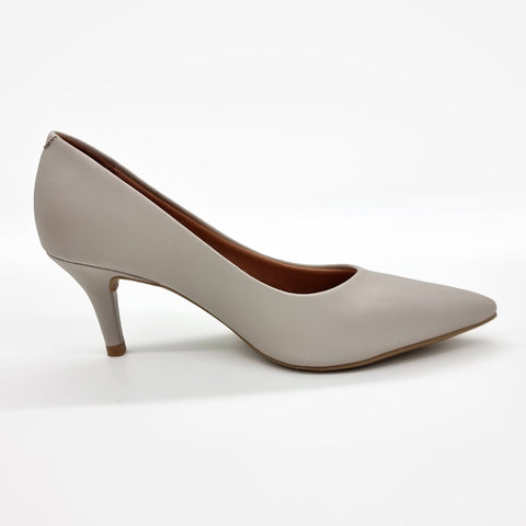 Scarpin Vizzano 1185-702 Bico Fino Cinza