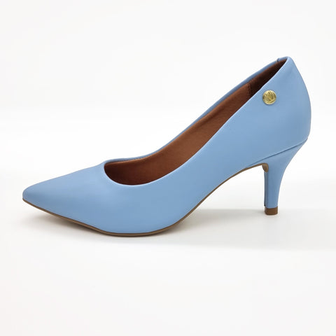 Scarpin Vizzano 1185-702 Bico Fino Azul Celeste