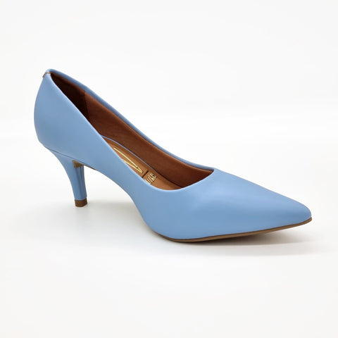 Scarpin Vizzano 1185-702 Bico Fino Azul Celeste