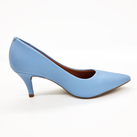 Scarpin Vizzano 1185-702 Bico Fino Azul Celeste