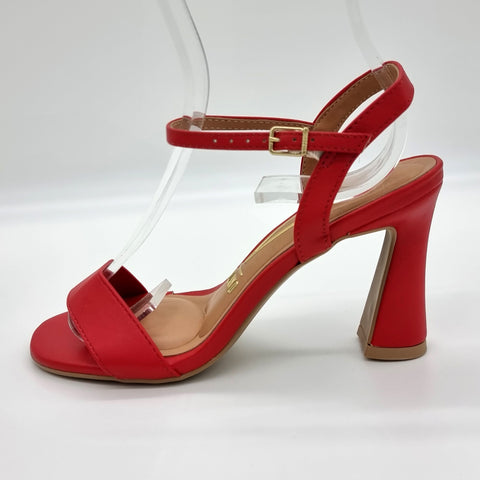 Sandália Vizzano 6517-100 Salto Alto Vermelha
