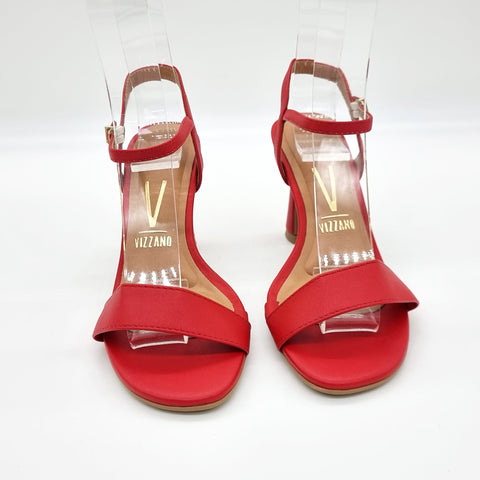 Sandália Vizzano 6517-100 Salto Alto Vermelha