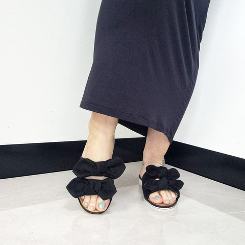 Sandália Moleca 5297-424 Sem Cadarço (Slip-on) Preta