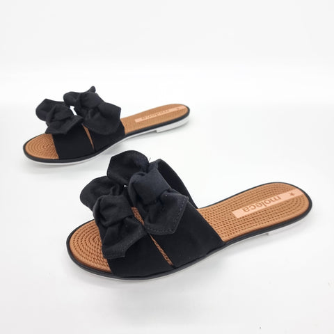 Sandália Moleca 5297-424 Sem Cadarço (Slip-on) Preta