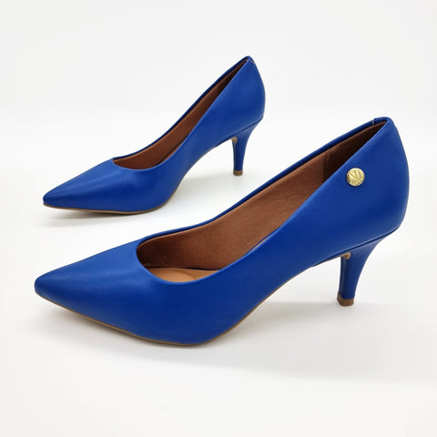 Scarpin Vizzano 1185-702 Bico Fino Azul