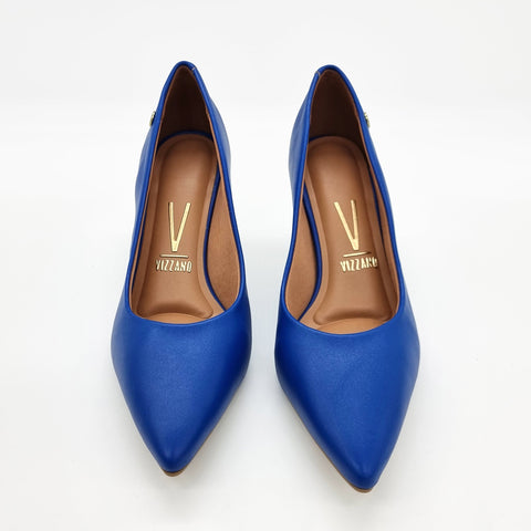 Scarpin Vizzano 1185-702 Bico Fino Azul