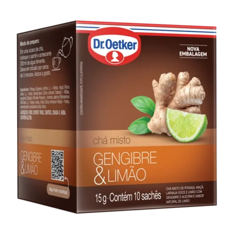 Chá Ervas Plus - 10 sachês - Dr Oetker - Sabores