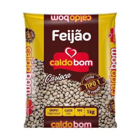 Feijão Carioca Caldo Bom 1kg - MEUBRASILONLINE
