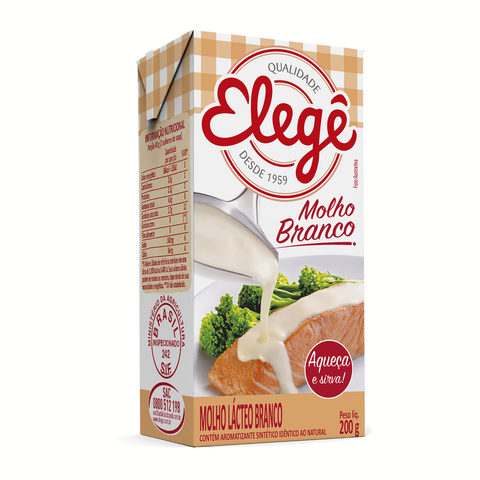 Molho Branco Elege Em Caixa 3x200 G