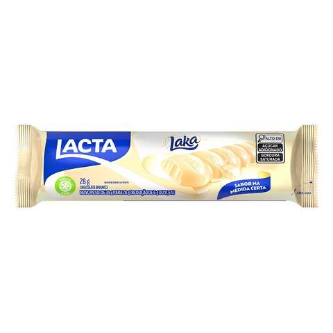 Caixa de Chocolate Branco Laka Lacta 12x28g