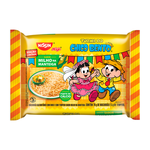 KIT 3 MIOJO DE MILHO NA MANTEIGA TURMA DA MÔNICA 85G