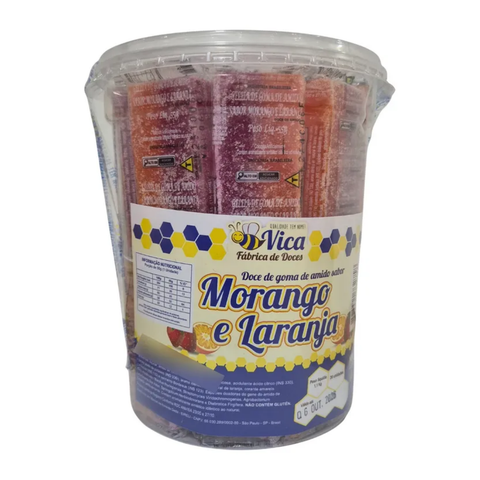 Geleia D´Água Tradicional 55g C/ 20 Unidades - Vica Doces