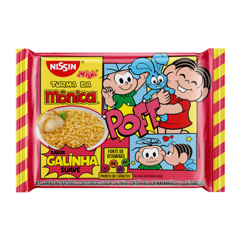 KIT 3 MIOJO GALINHA SUAVE TURMA DA MÔNICA 85G