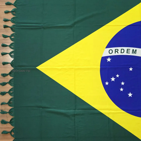 Canga Praia Bandeira do Brasil
