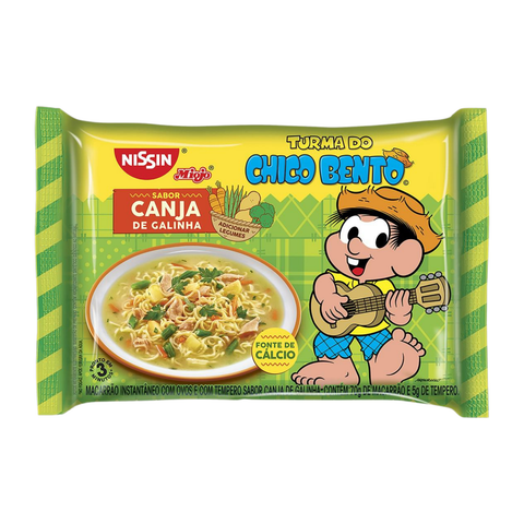 KIT 3 MIOJO CANJA DE GALINHA TURMA DA MÔNICA 85G