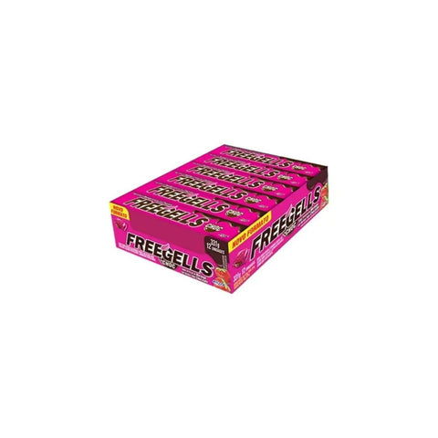Display Bala Drops Freegells Chocolate - 12 Unids