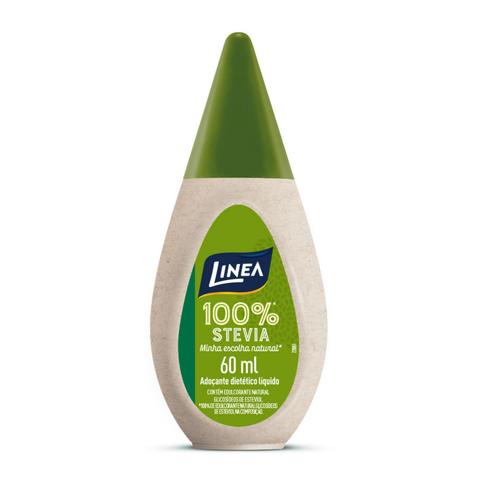 Adoçante Líquido 100% Stevia 60ml Línea