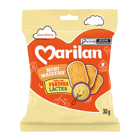 Biscoito Marilan Mini Maizena® Farinha Lactea 3x30g