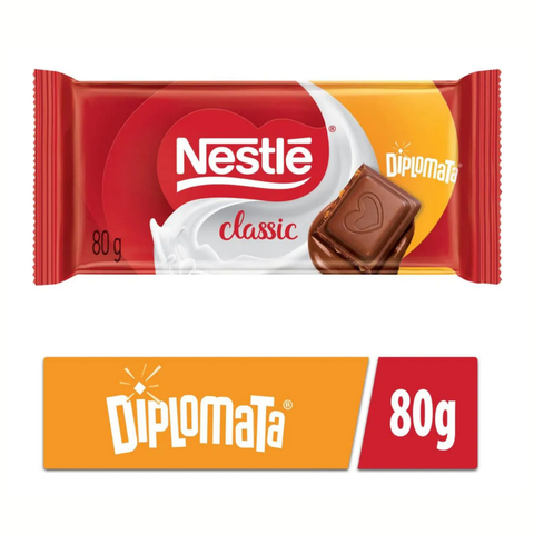 Chocolate ao Leite Classic Diplomata com Castanha-de-Caju 3x80g