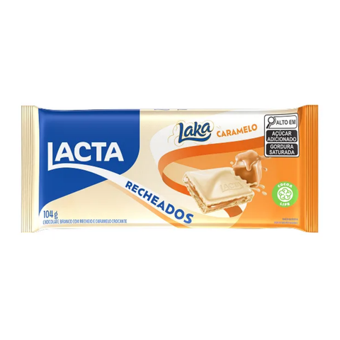 Chocolate Branco Laka Recheado Caramelo 3x98g