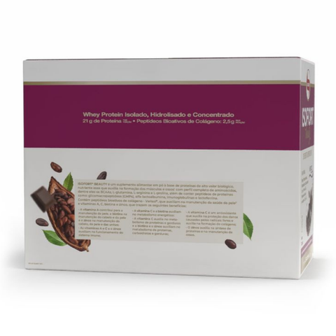 Whey Protein Isofort Beauty Sachê Vitafor 15x25g - Cacau