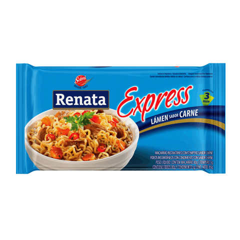 KIT 3 MIOJO RENATA SABOR CARNE 85G