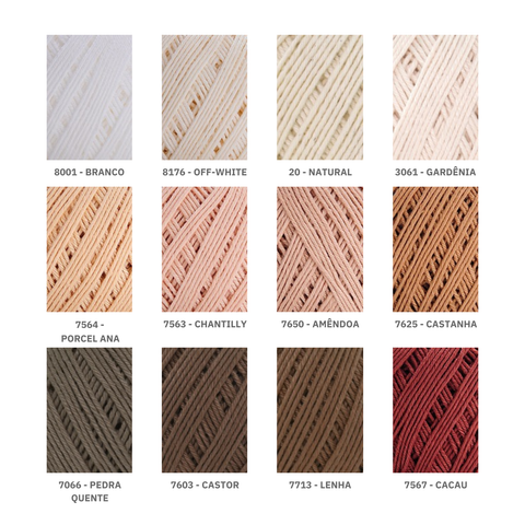 Linhas Amigurumi Circulo 254m - Unidade - Cores